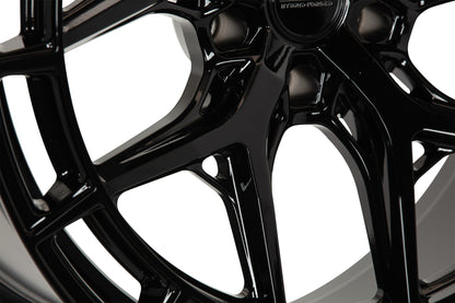 19/20" Vossen HFX1 Gloss Black 19x8.5 20x11 Wheels Fits Chevrolet C8 Corvette