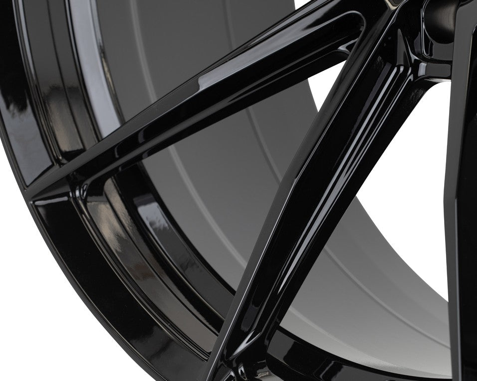 19/20" Vossen HFX2 Gloss Black 19x8.5 20x11 Wheels Fits Chevrolet C8 Corvette