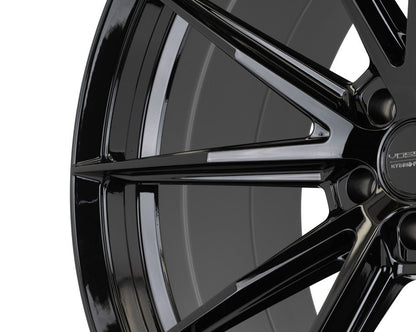 19/20" Vossen HFX2 Gloss Black 19x8.5 20x11 Wheels Fits Chevrolet C8 Corvette