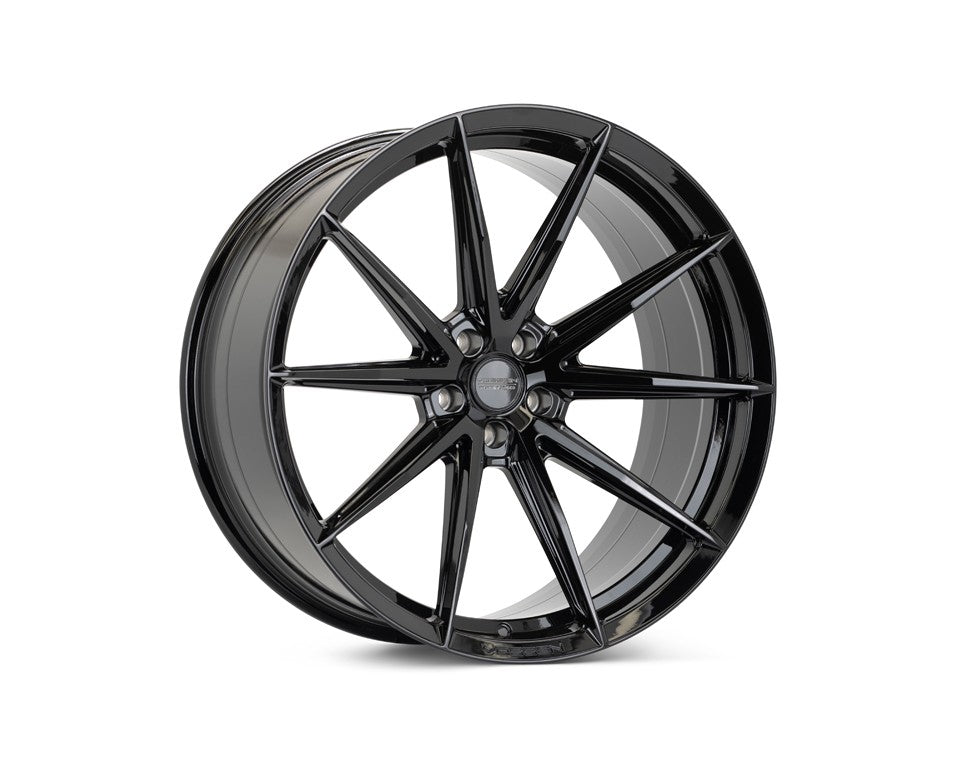19/20" Vossen HFX2 Gloss Black 19x8.5 20x11 Wheels Fits Chevrolet C8 Corvette