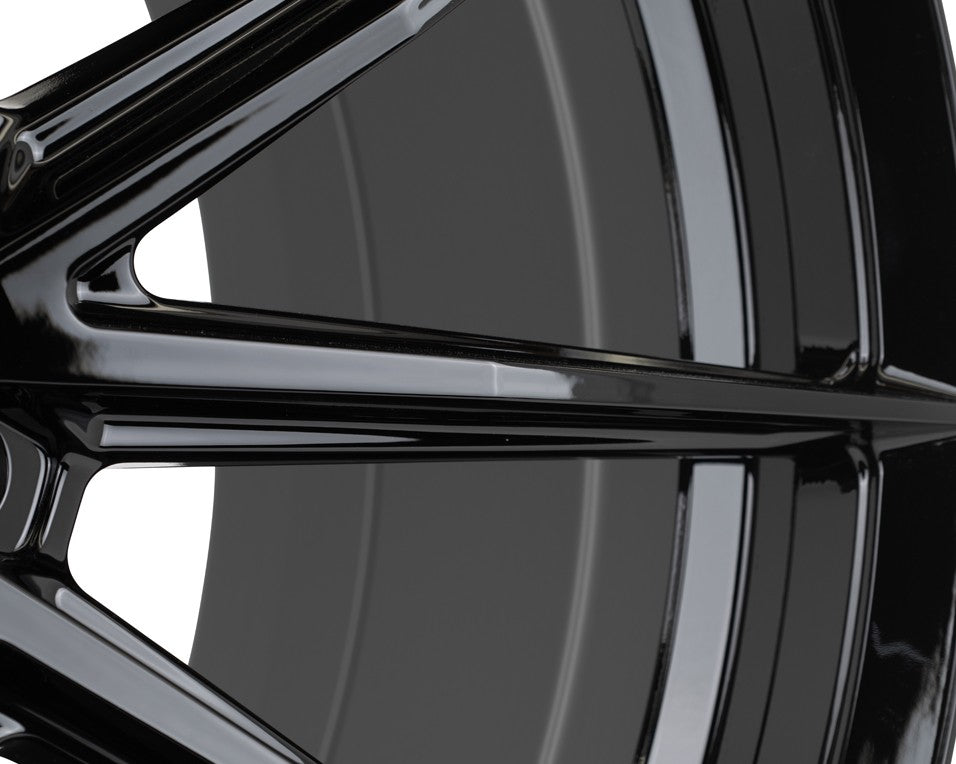 19/20" Vossen HFX2 Gloss Black 19x8.5 20x11 Wheels Fits Chevrolet C8 Corvette