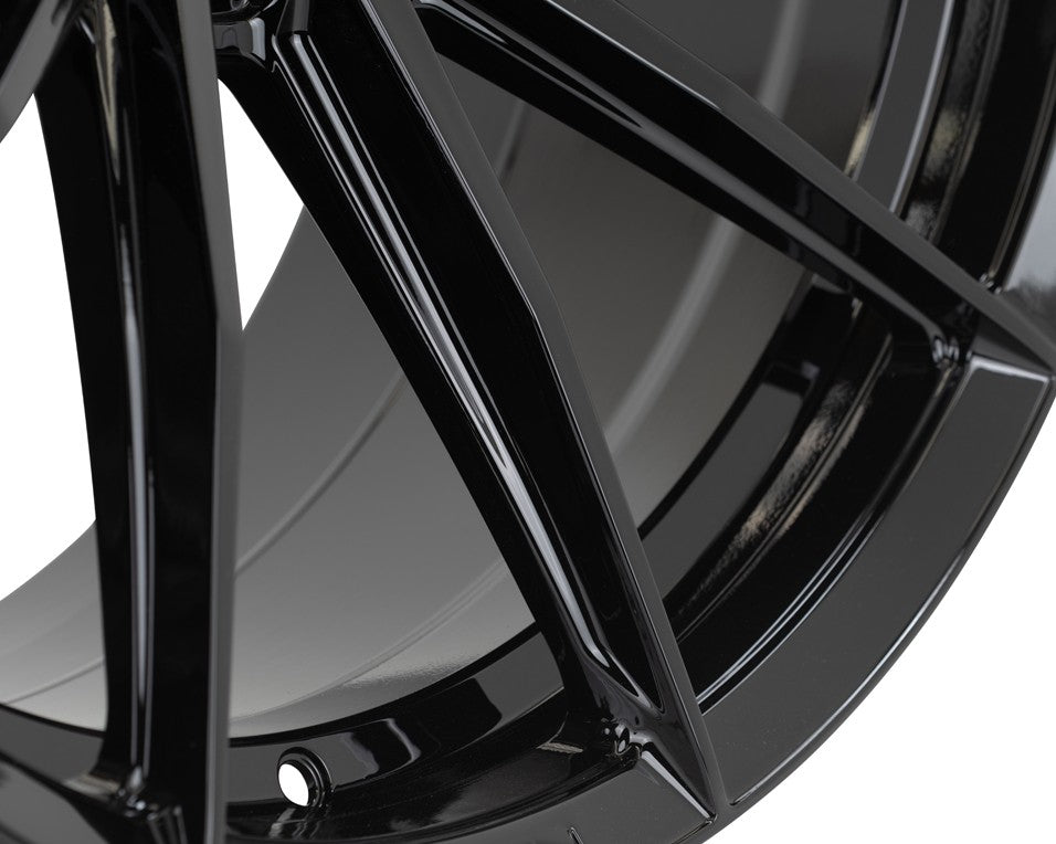 19/20" Vossen HFX2 Gloss Black 19x8.5 20x11 Wheels Fits Chevrolet C8 Corvette