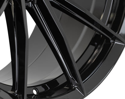 19/20" Vossen HFX2 Gloss Black 19x8.5 20x11 Wheels Fits Chevrolet C8 Corvette