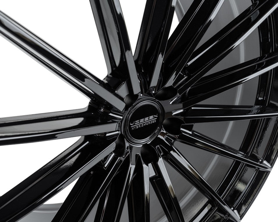 19/20" Vossen HFX4 Gloss Black 19x8.5 20x11 Wheels Fits Chevrolet C8 Corvette