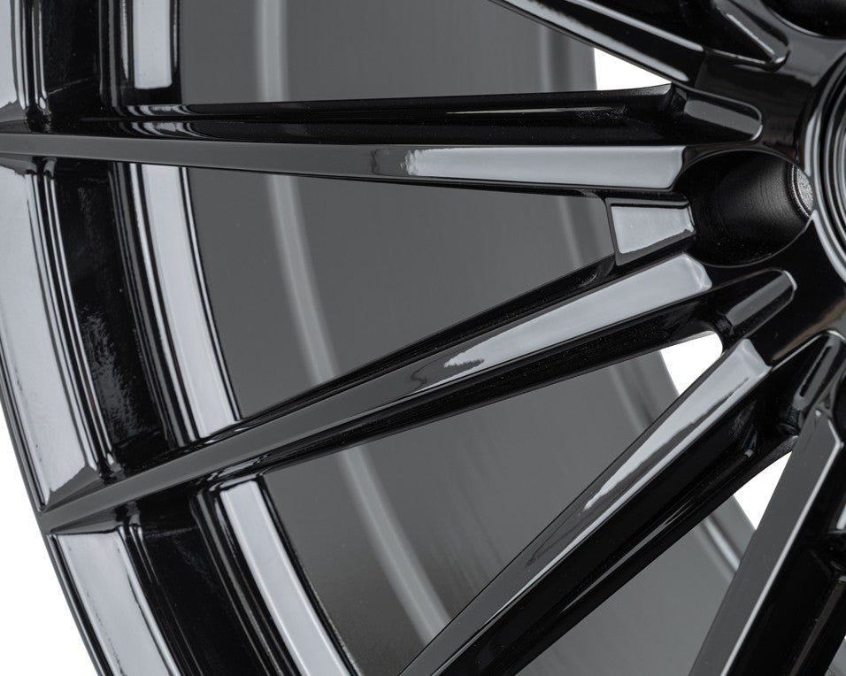 19/20" Vossen HFX4 Gloss Black 19x8.5 20x11 Wheels Fits Chevrolet C8 Corvette