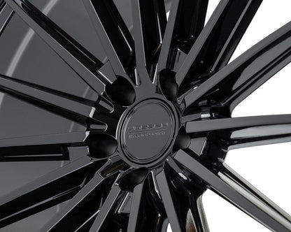 19/20" Vossen HFX4 Gloss Black 19x8.5 20x11 Wheels Fits Chevrolet C8 Corvette
